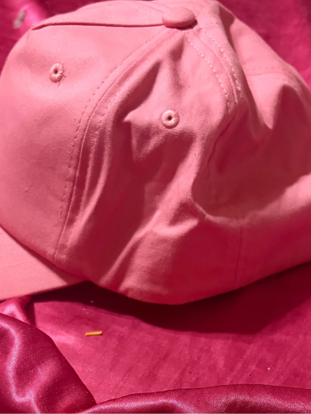 Michael Kors Pink MK Logo Baseball Cap - Picture 3 of 8